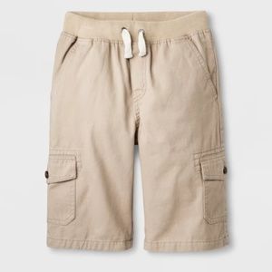 Boys' Beige Cargo Shorts
